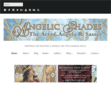 Tablet Screenshot of angelicshades.com